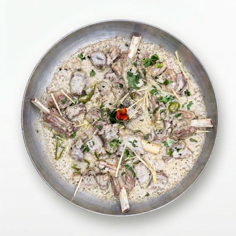 White Mutton Karahi