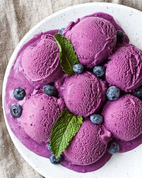 Blueberry Ice Cream Shake